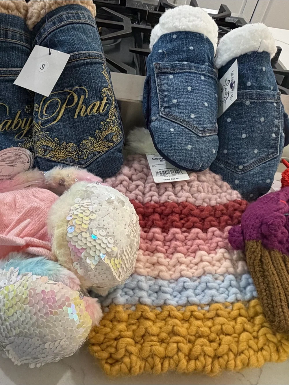 Girls winter accessories